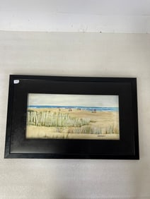 Nikolas, Kara. Watercolor. Beach Scene