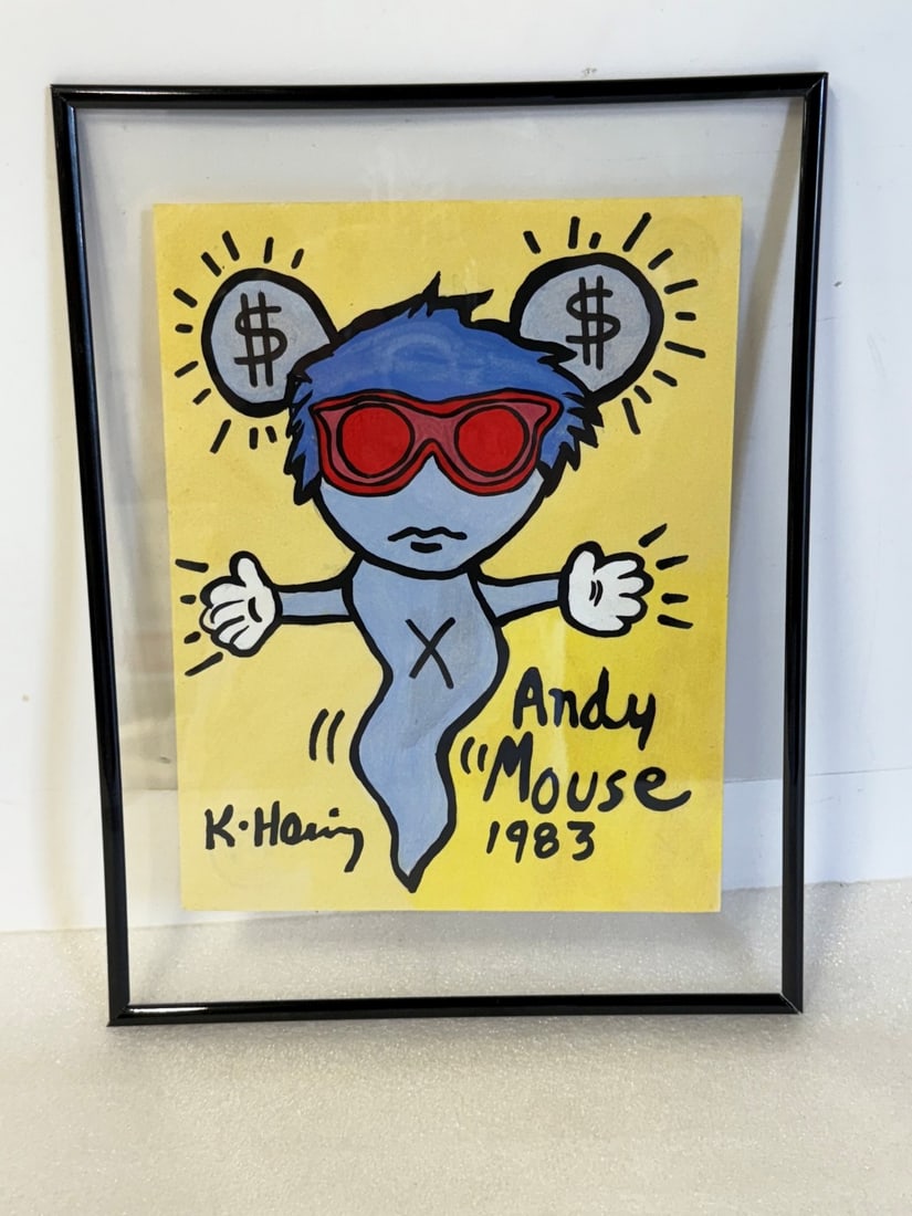 Keith Haring; 20thC. Felt -Tip Drawing (1 of 4)