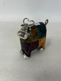 Unusual Cow Figure w/Heart