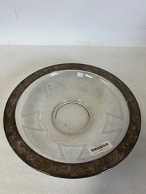 Large Silver Rim Bowl