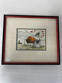 Bud Sagendorf Bluto Drawing Signed