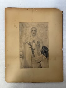 Antique Engraving. Sgd