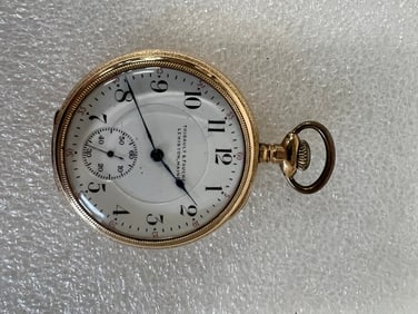 Open Face Antique Pocket Watch