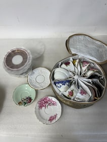 Antique Cups and Saucers (11 sets))