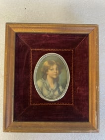 Jean Batiste Greuze Miniature. Portrait