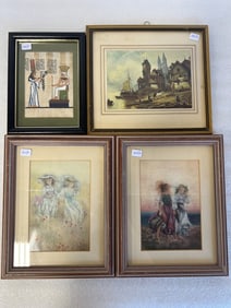 Antique Prints. (4)