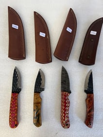 Four Collectible Pocket Knives in Cases