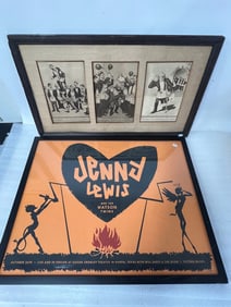 Morris & Bendien NY Masons Engraving & Jenny Lewis and the Watson Twins Poster for the Crowley