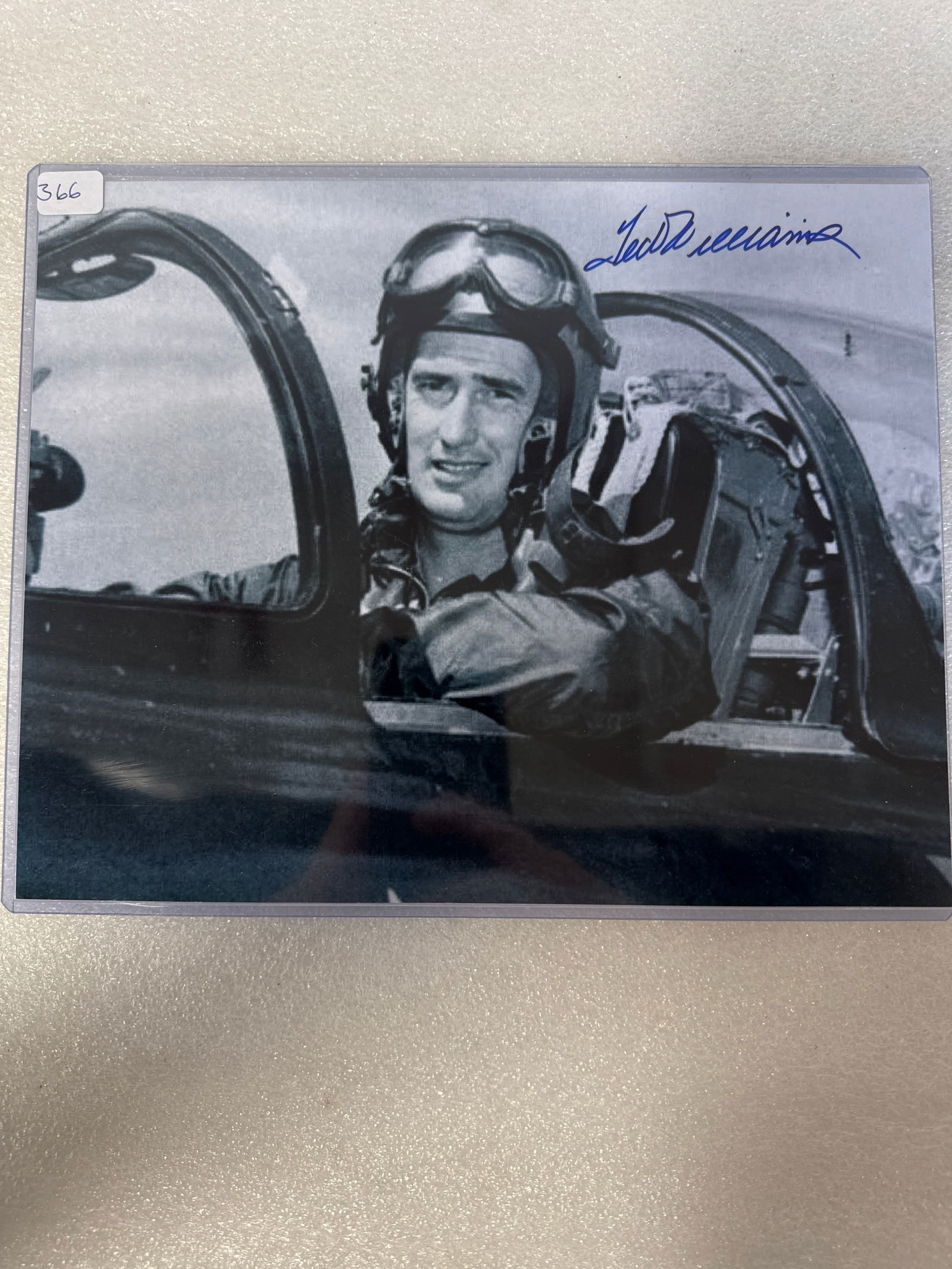 Ted Williams Photograph . Military. With COA (1 of 2)