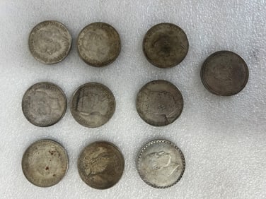Ten Silver Coins.