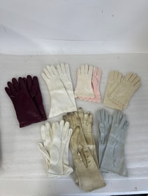 Seven Pr. Vintage Gloves