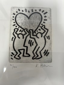 Keith Haring Pencil Sgd. Lithograph