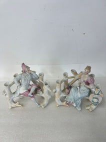 Antique Bisque Figures (2)