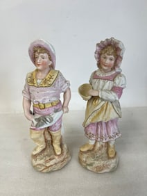 Antique Bisque Figures (2)