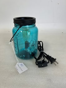 Mason Jar Lamp. Working Condition