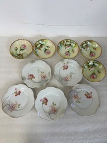 Ginori Italy Bowls (4) & R & S German Plates (5)