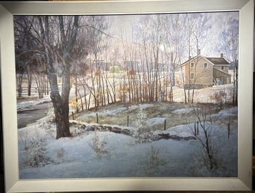 George Englert; Fine Quality American Watercolor Barrett's - Tivoli, NY Signed