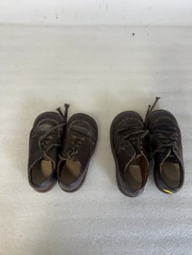 Two Pairs Children's Shoes 40's-50's