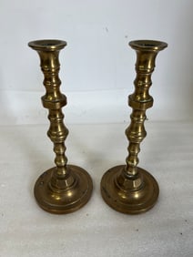 Two Turn of the Century Candlesticks
