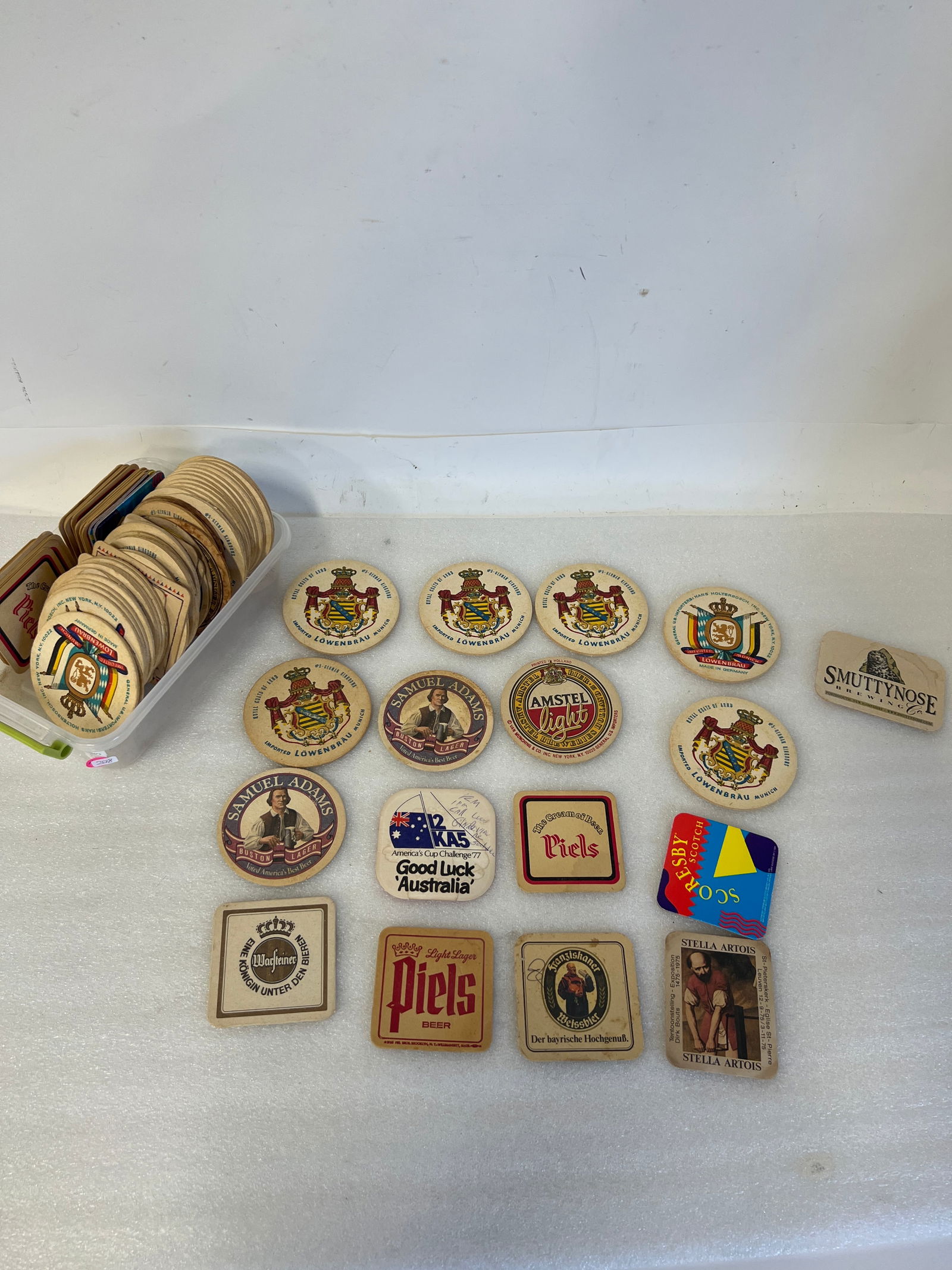 Box Lot Cardboard Coasters inc. Beer (1 of 3)