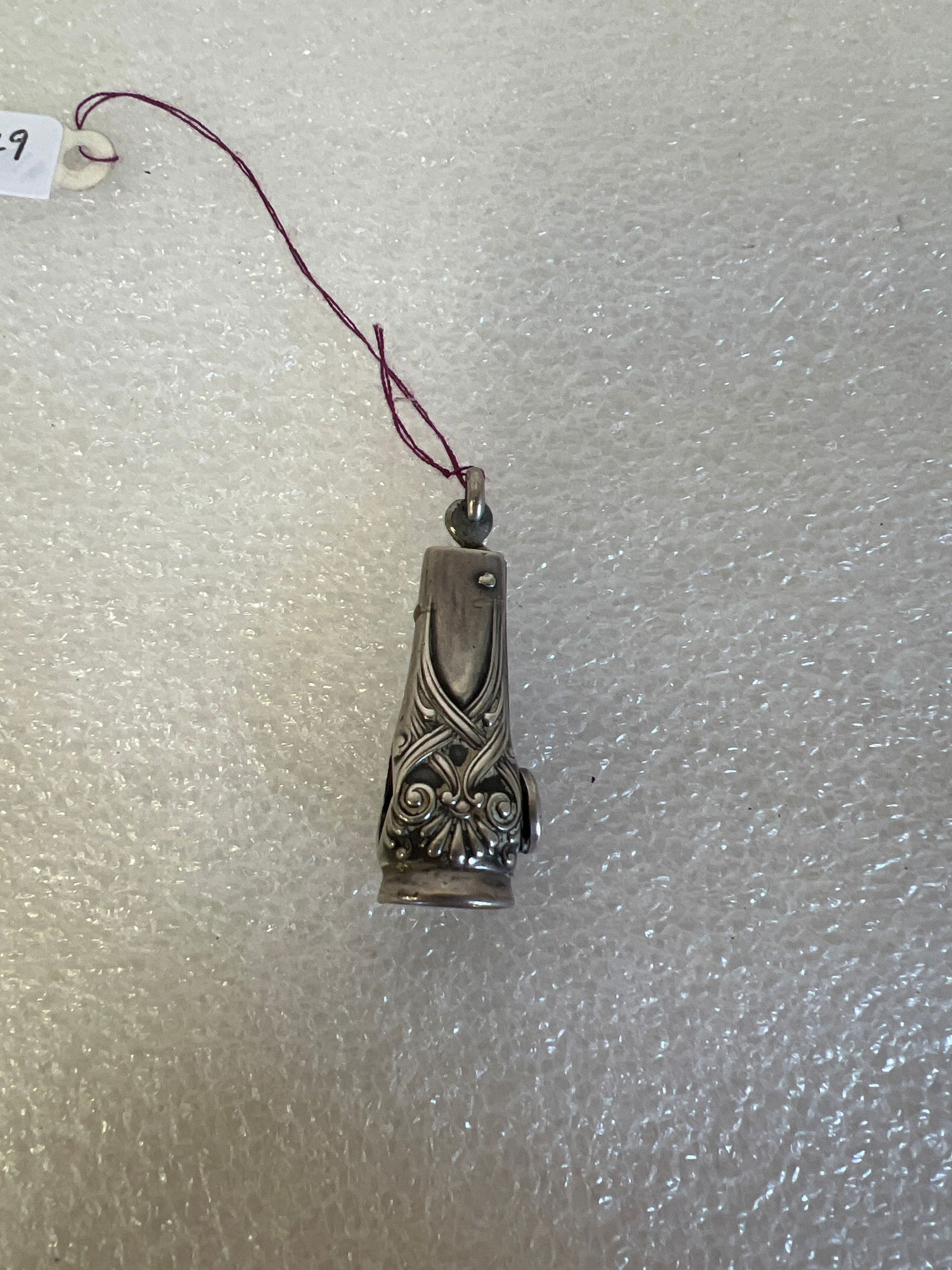 Victorian Silver Cigar Cutter (1 of 2)