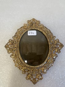 Antique Fancy Filigreed "Gold" Mirror