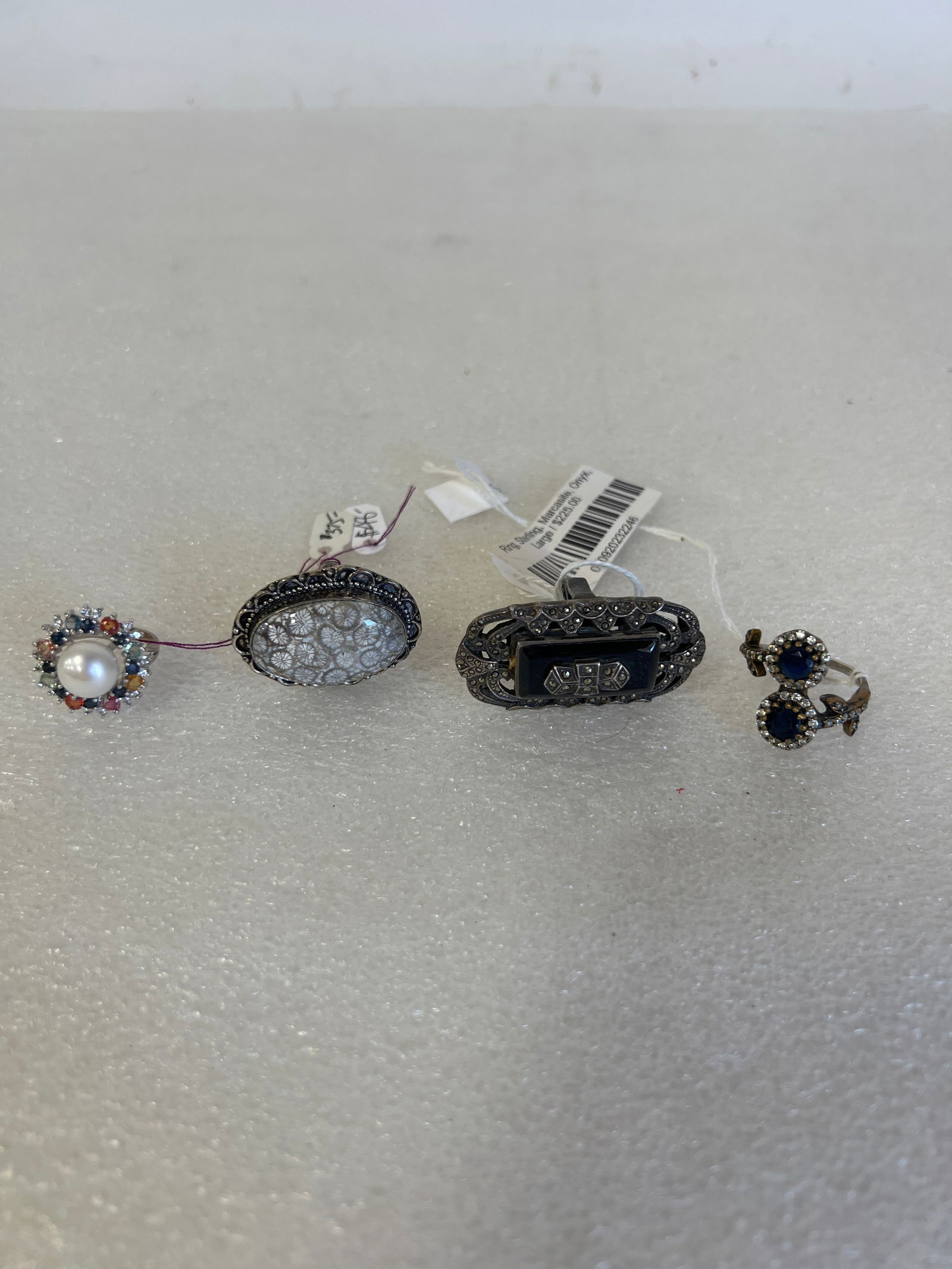 Vintage Sterling Silver Rings (4) (1 of 1)