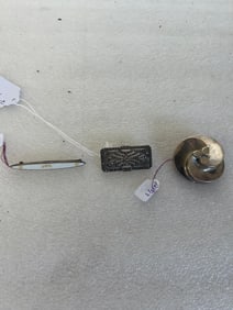 Vintage Sterling Silver Brooches (3)