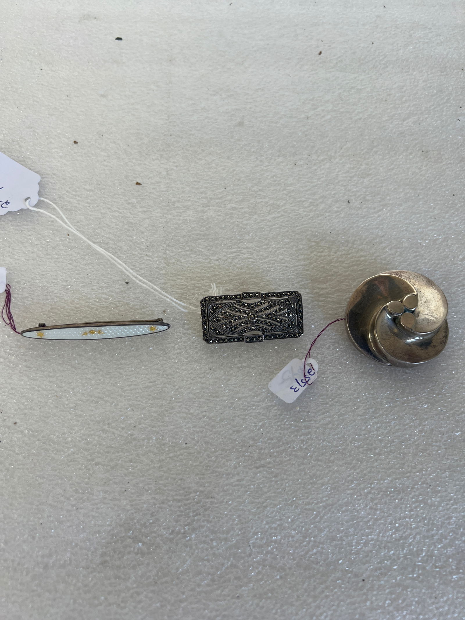 Vintage Sterling Silver Brooches (3) (1 of 2)