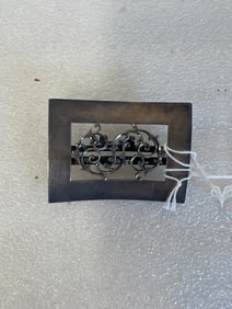 Vintage Sterling Silver Belt Buckle