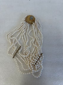 Vintage Multi-Strand Pearl Necklace