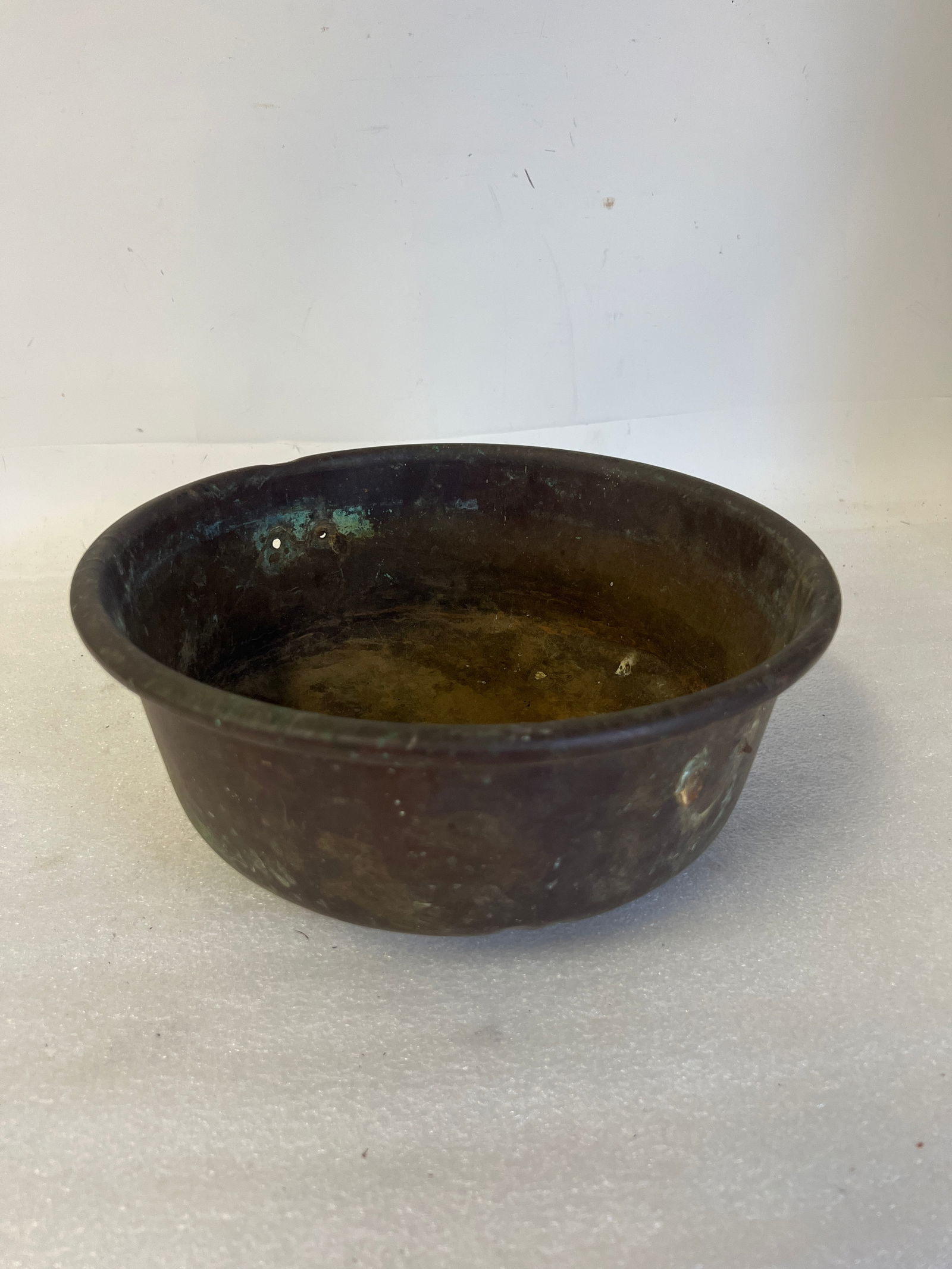 Antique Copper Pot 1700's-Early 1800's: Some dentimg. A couple of pounds of copper