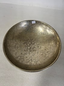 Silver on Copper Antique Bowl