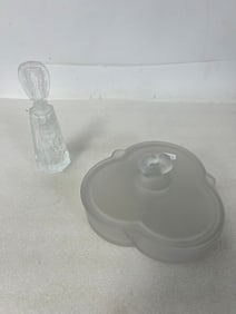 Vintage Perfume Bottle and Dresser Box