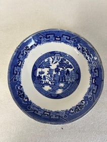 Buffalo Pottery Blue and White Bowl