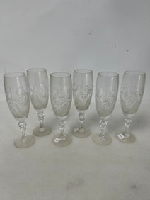 Antique Stemware Blown Pontils (6)