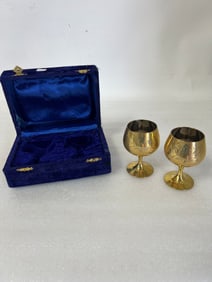 Pr.Brass Cups Original Box