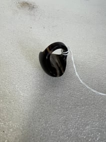 Bakelite and Horn Art Deco Ring