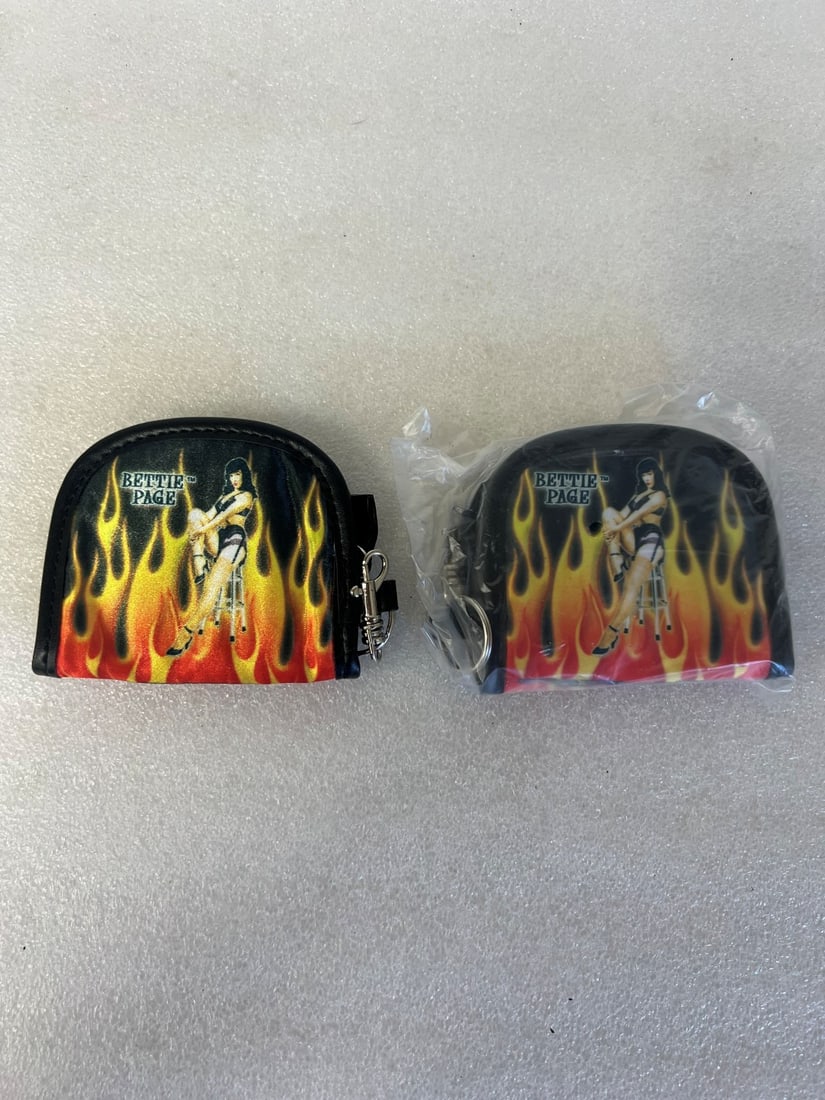 Bettie Page Change Purse/Key Ring (2): Two in the Lot