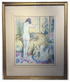 Louis Ritman; American Impressionist Pastel Signed