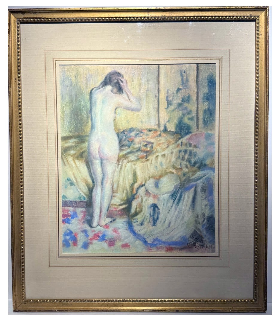 Louis Ritman; American Impressionist Pastel Signed (1 of 5)
