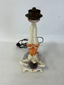 Art Deco Porcelain Lamp