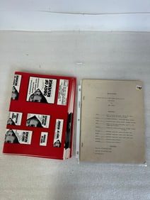 Bud Irwin Original Screen Play Orgy of Revenge & Posters for same