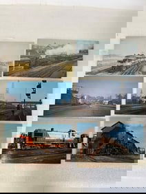 Vanishing Vistas 70's Railway Postcards. (6)