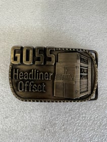 Goss Headliner Offset Belt Buckle Baker