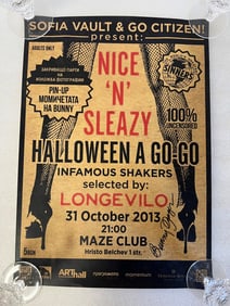 Nice 'n' Sleazy Poster Sgd. Bunny Yaeger