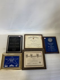 Bunny Yeager Awards, Plaques & Certificates (5)