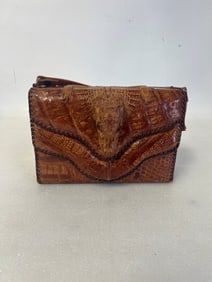 Vintage Alligator Handbag