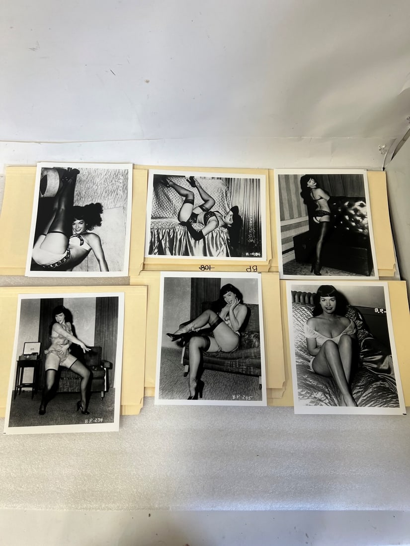Bettie Page Photographs (31) and a Negative (1 of 3)