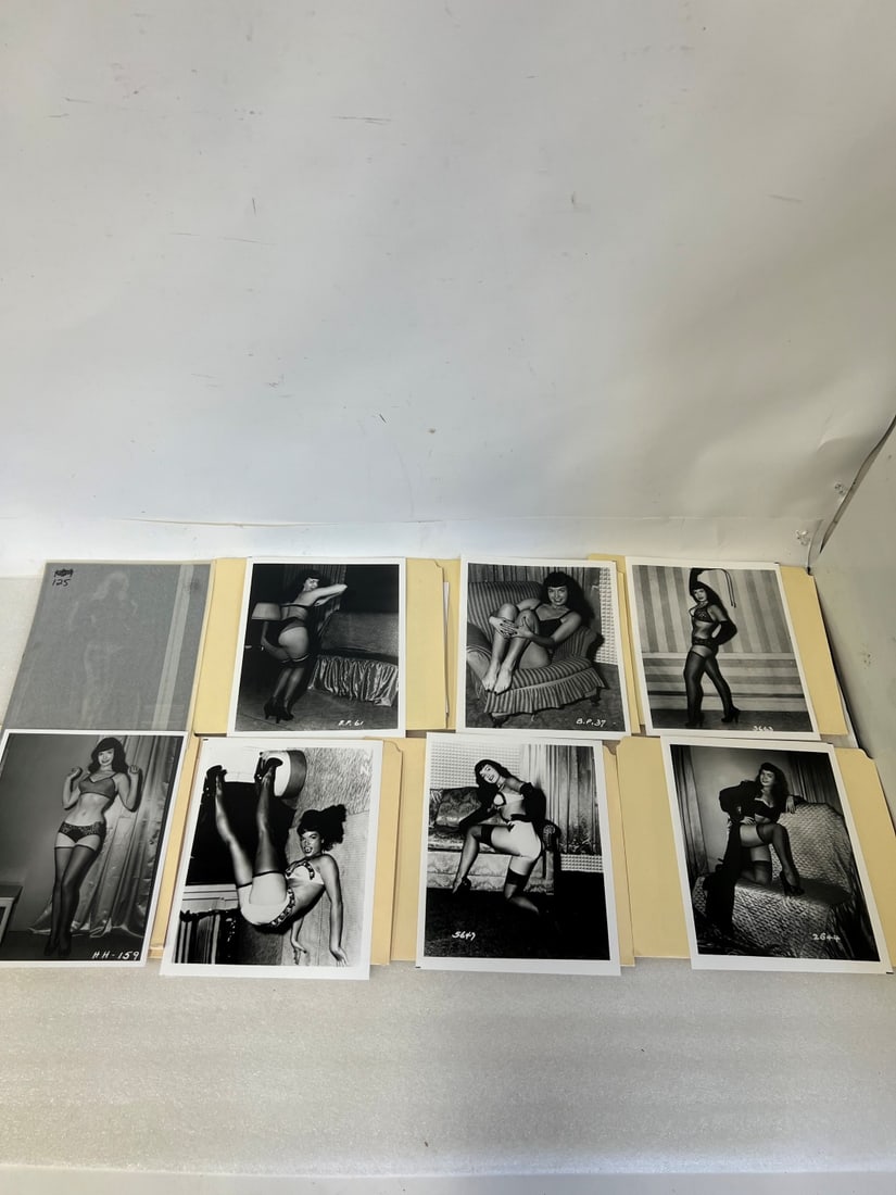 Bettie Page Photographs (62) and a Negative (1 of 3)